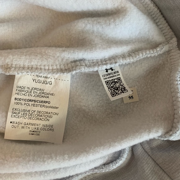 Armour Fleece Grey Hoodie 💙 - Picture 3 of 4